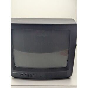 Daewoo DTO-14N2FC 14" CRT TV Television Retro Gaming Vintage Black